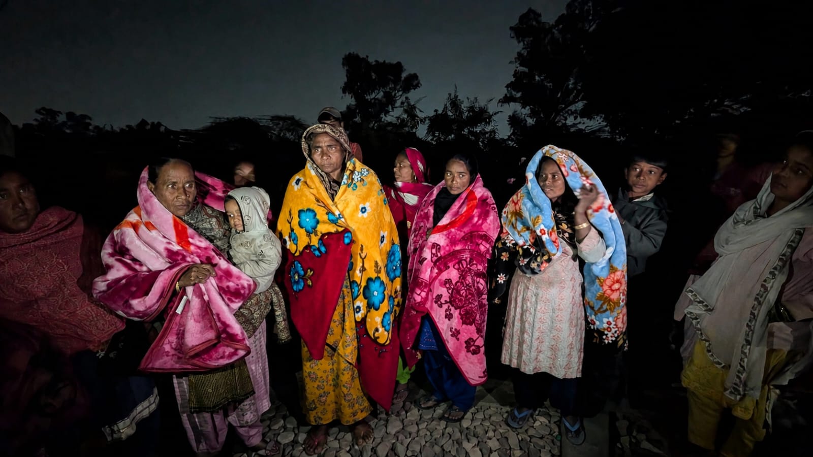 Emergency relief support for an elderly man
